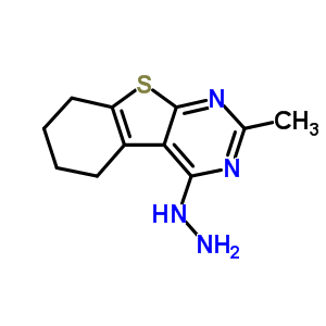 77995-54-1  4-hydrazinyl-2-methyl-5,6,7,8-tetrahydro[1]benzothieno[2,3-d]pyrimidine