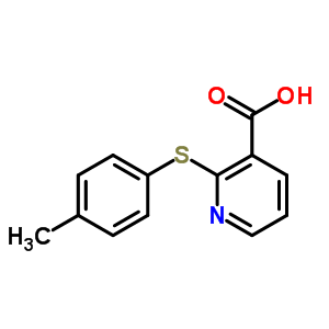 955-53-3  2-[(4-methylphenyl)sulfanyl]pyridine-3-carboxylic acid