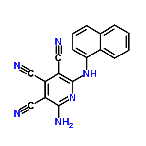 102206-81-5  2-amino-6-(naphthalen-1-ylamino)pyridine-3,4,5-tricarbonitrile