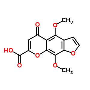 25944-28-9  4,9-dimethoxy-5-oxo-5H-furo[3,2-g]chromene-7-carboxylic acid