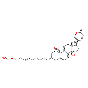 11028-14-1  14-hydroxy-19-oxo-3-{[(5E)-7-tetraoxidanylhept-5-en-1-yl]oxy}bufa-20,22-dienolide