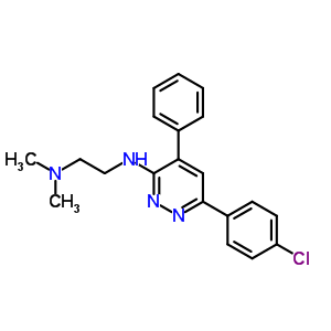 118516-22-6  N'-[6-(4-chlorophenyl)-4-phenylpyridazin-3-yl]-N,N-dimethylethane-1,2-diamine
