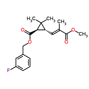 135303-77-4  3-fluorobenzyl (1R,3R)-3-[(1E)-3-methoxy-2-methyl-3-oxoprop-1-en-1-yl]-2,2-dimethylcyclopropanecarboxylate