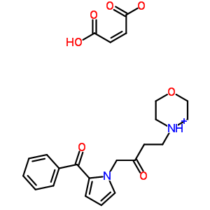 14646-87-8  4-{3-oxo-4-[2-(phenylcarbonyl)-1H-pyrrol-1-yl]butyl}morpholin-4-ium (2Z)-3-carboxyprop-2-enoate