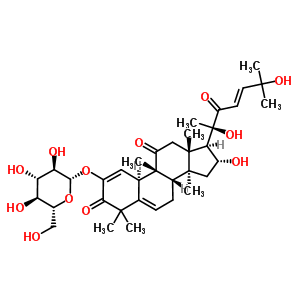 16307-33-8;26260-47-9;29803-94-9  (4R,9beta,16alpha,23E)-16,20,25-trihydroxy-9,10,14-trimethyl-1,11,22-trioxo-4,9-cyclo-9,10-secocholesta-2,5,23-trien-2-yl beta-D-glucopyranoside