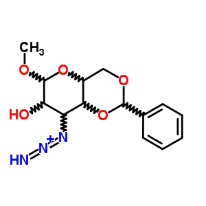 17460-38-7;20379-52-6  methyl 3-deoxy-4,6-O-(fenylmethyliden)-3-triaza-1,2-dien-2-ium-1-ylhexopyranosid