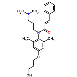 20682-48-8  (2E)-N-(4-butoxy-2,6-dimethylphenyl)-N-[3-(dimethylamino)propyl]-3-phenylprop-2-enamide