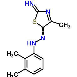 33175-01-8  (2E)-5-[(2,3-dimethylphenyl)hydrazono]-4-methyl-1,3-thiazol-2(5H)-imine