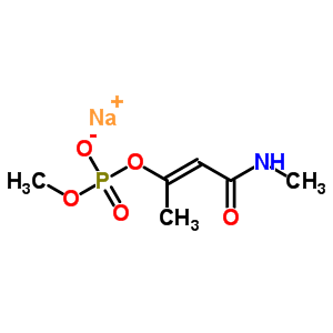 34417-71-5  sodium methyl (1E)-1-methyl-3-(methylamino)-3-oxoprop-1-en-1-yl phosphate