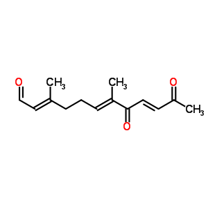 36518-11-3  (2E,6E,9E)-3,7-dimethyl-8,11-dioxododeca-2,6,9-trienal