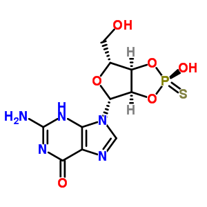 38557-85-6  2-amino-9-[(2S,3aR,4R,6R,6aR)-2-hydroxy-6-(hydroxymethyl)-2-sulfidotetrahydrofuro[3,4-d][1,3,2]dioxaphosphol-4-yl]-3,9-dihydro-6H-purin-6-one