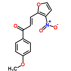 4333-12-4  (2E)-1-(4-methoxyphenyl)-3-(3-nitrofuran-2-yl)prop-2-en-1-one
