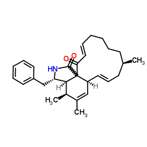 52212-92-7  (3S,3aR,4S,6aS,7E,10R,15E)-3-benzyl-4,5,10-trimethyl-3,3a,4,6a,9,10,11,12,13,14-decahydro-1H-cyclotrideca[d]isoindole-1,17(2H)-dione