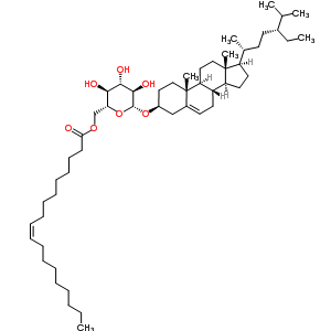 53657-29-7  (3beta)-stigmast-5-en-3-yl 6-O-[(9Z)-octadec-9-enoyl]-beta-D-glucopyranoside