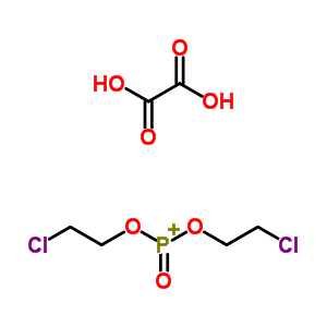 54139-54-7  bis(2-chloroethoxy)-oxo-phosphonium; oxalic acid