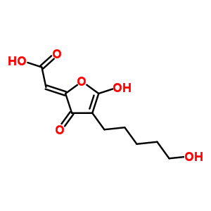 54854-93-2  (2Z)-[5-hydroxy-4-(5-hydroxypentyl)-3-oxofuran-2(3H)-ylidene]ethanoic acid