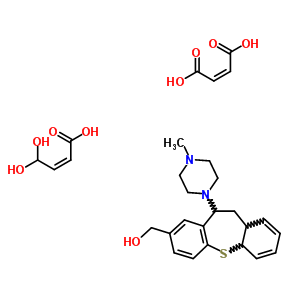 55301-88-7  but-2-enedioic acid; (Z)-4,4-dihydroxybut-2-enoic acid; [5-(4-methylpiperazin-1-yl)-5,6,6a,10a-tetrahydrobenzo[b][1]benzothiepin-3-yl]methanol