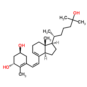 57102-09-7  (1R,3S,6Z)-9,10-secocholesta-5(10),6,8-triene-1,3,25-triol