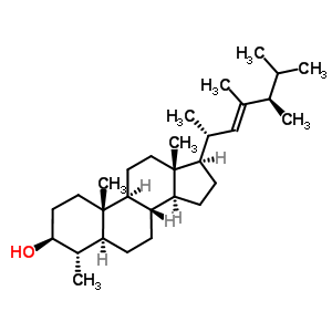 58670-63-6  (3beta,4alpha,5alpha,22E)-4,23-dimethylergost-22-en-3-ol