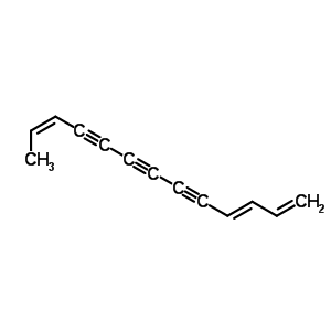 58998-11-1  (3E,11Z)-trideca-1,3,11-triene-5,7,9-triyne