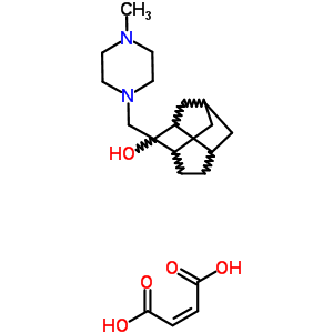 59177-82-1  4-[(4-methylpiperazin-1-yl)methyl]octahydro-1H-2,5-methanoinden-4-ol (2Z)-but-2-enedioate (salt)