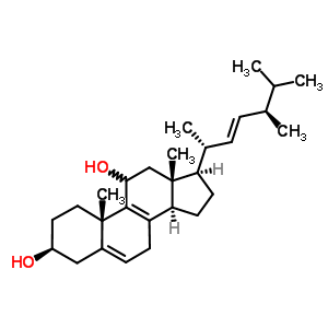 62005-66-7  (3beta,22E)-ergosta-5,8,22-triene-3,11-diol