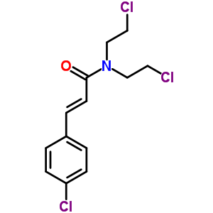 64398-15-8  (2E)-N,N-bis(2-chloroethyl)-3-(4-chlorophenyl)prop-2-enamide