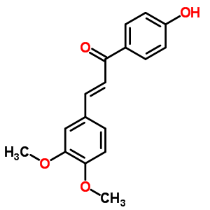 66281-70-7  (2E)-3-(3,4-dimethoxyphenyl)-1-(4-hydroxyphenyl)prop-2-en-1-one