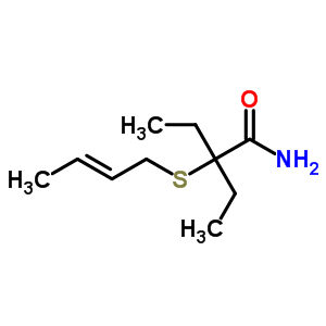 66859-52-7  2-[(2E)-ale-2-en-1-ylsulfanyl]-2-ethylbutanamid