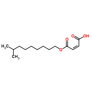 68186-70-9  (2Z)-4-[(8-methylnonyl)oxy]-4-oxobut-2-enoic acid