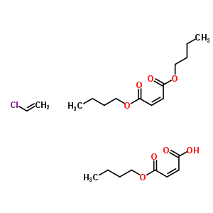 68797-32-0  (Z)-4-butoxy-4-oxo-but-2-enoic acid; chloroethylene; dibutyl (Z)-but-2-enedioate