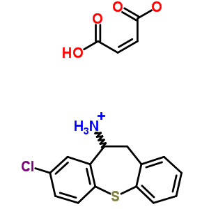 69195-83-1  8-chloro-10,11-dihydrodibenzo[b,f]thiepin-10-aminium (2Z)-3-carboxyprop-2-enoate