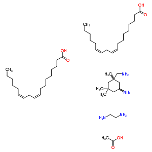 69929-44-8  acetic acid; 3-(aminomethyl)-3,5,5-trimethyl-cyclohexan-1-amine; ethane-1,2-diamine; (9Z,12Z)-octadeca-9,12-dienoic acid