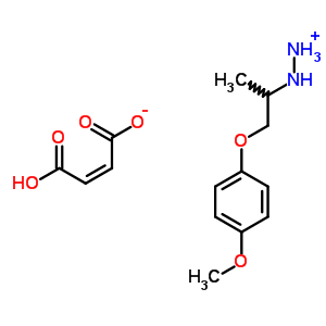 70145-87-8  [2-(4-methoxyphenoxy)-1-methylethyl]diazanium (2Z)-3-carboxyprop-2-enoate