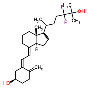 71603-41-3  (3R,5Z,7E,17xi)-24,24-difluoro-9,10-secocholesta-5,7,10-triene-3,25-diol