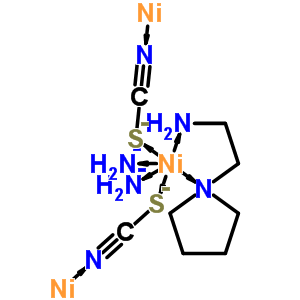 7168-17-4  azanide; nickel; 2-pyrrolidin-1-ylethanamine; dithiocyanate