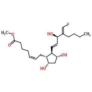 73885-87-7  methyl (5Z,9alpha,11alpha,13E,15R,16E)-16-(fluoromethylidene)-9,11,15-trihydroxyprosta-5,13-dien-1-oate