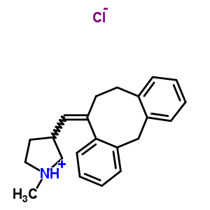 73940-84-8  3-[(Z)-7,12-dihydrodibenzo[a,d][8]annulen-5(6H)-ylidenemethyl]-1-methylpyrrolidinium chloride