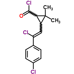 78235-79-7  3-[(Z)-2-chloro-2-(4-chlorophenyl)ethenyl]-2,2-dimethylcyclopropanecarbonyl chloride