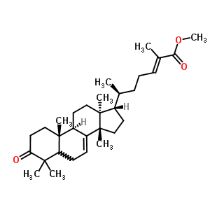79157-62-3  methyl (5xi,13alpha,14beta,17alpha,20S,24E)-3-oxolanosta-7,24-dien-26-oate