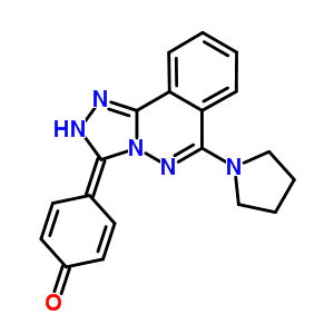 87540-29-2  4-(6-pyrrolidin-1-yl[1,2,4]triazolo[3,4-a]phthalazin-3(2H)-ylidene)cyclohexa-2,5-dien-1-one