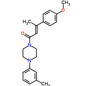 90316-45-3  1-[(2E)-3-(4-methoxyphenyl)but-2-enoyl]-4-(3-methylphenyl)piperazine