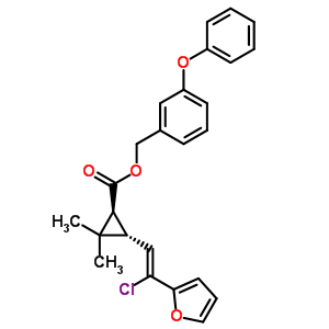 133472-22-7  3-phenoxybenzyl (1S,3R)-3-[(Z)-2-chloro-2-furan-2-ylethenyl]-2,2-dimethylcyclopropanecarboxylate