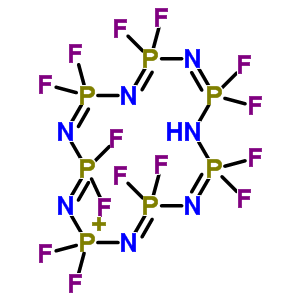 14616-93-4  2,2,4,4,6,6,8,8,10,10,12,12,14,14-tetradecafluoro-4lambda~5~,6lambda~5~,8lambda~5~,10lambda~5~,12lambda~5~,14lambda~5~-cycloheptaphosphaza-3,5,7,9,12,14-hexaen-2-ium