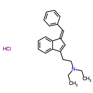 14715-02-7  N,N-diethyl-2-[(1Z)-1-(phenylmethylidene)-1H-inden-3-yl]ethanamine hydrochloride