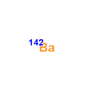 18879-37-3  (~142~Ba)barium