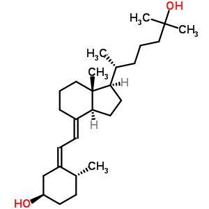 25631-39-4  (3R,5Z,7E,10R)-9,10-secocholesta-5,7-diene-3,25-diol