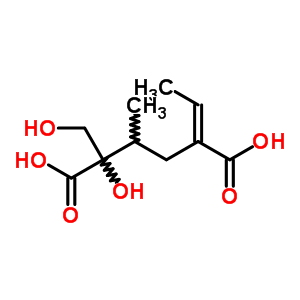 28463-14-1  (5E)-5-ethylidene-2-hydroxy-2-(hydroxymethyl)-3-methylhexanedioic acid