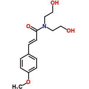 30687-20-8  (2E)-N,N-bis(2-hydroxyethyl)-3-(4-methoxyphenyl)prop-2-enamide