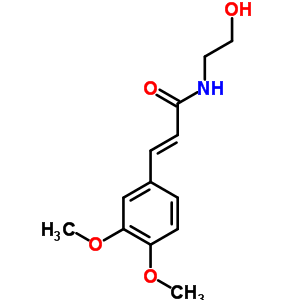 30687-22-0  (2E)-3-(3,4-dimethoxyphenyl)-N-(2-hydroxyethyl)prop-2-enamide